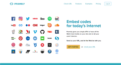Desktop Screenshot of iframely.com