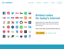 Tablet Screenshot of iframely.com